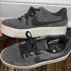 Nike Airforce Women’s Charcoal Grey Sneakers